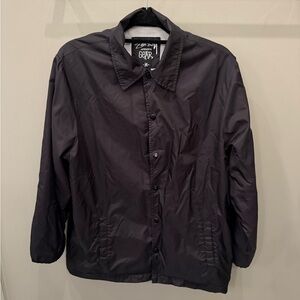Stussy black nylon Jacket size M